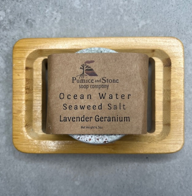 Oregon Ocean Water Seaweed Salt - Lavender Geranium